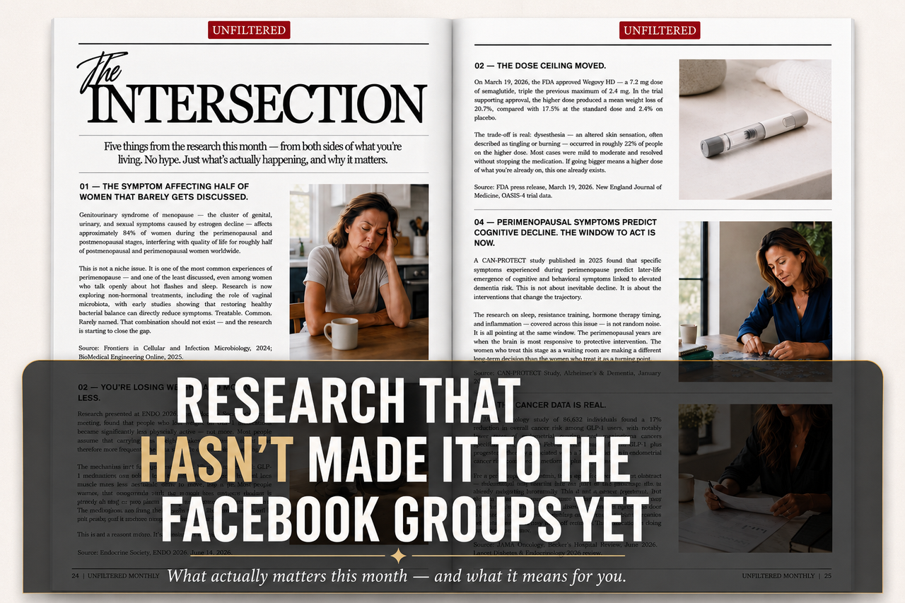 Research that hasn't made it to the Facebook groups yet